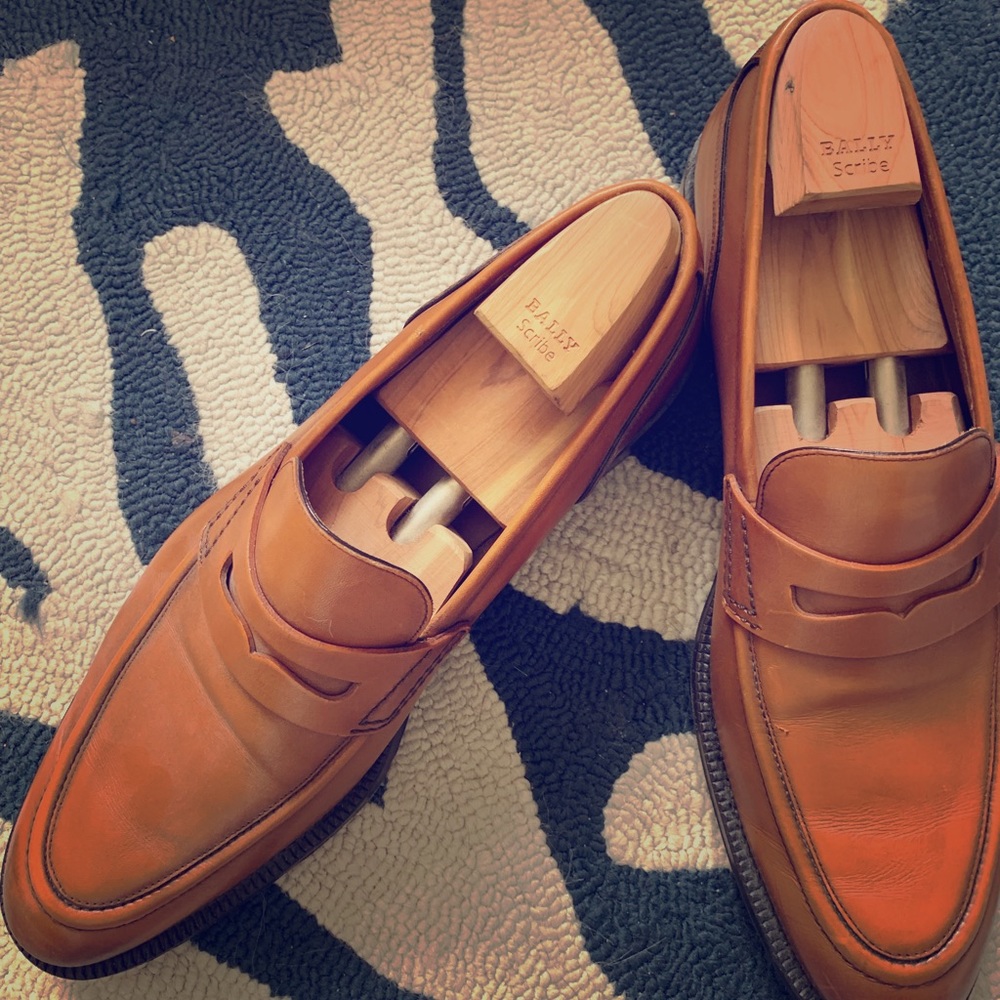 Men’s Bally Scribe loafers 8.5 D
